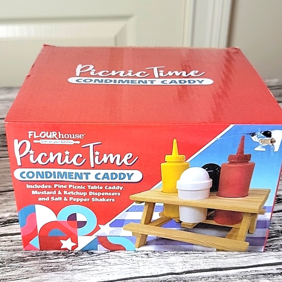 Picnic Time Condiment Caddy - Picture 1 of 6